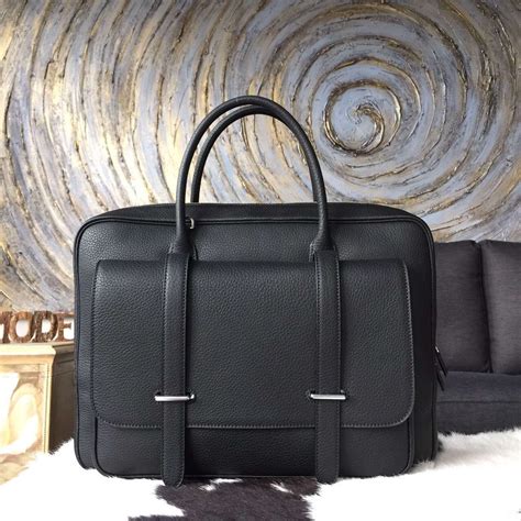 hermes men's briefcase.